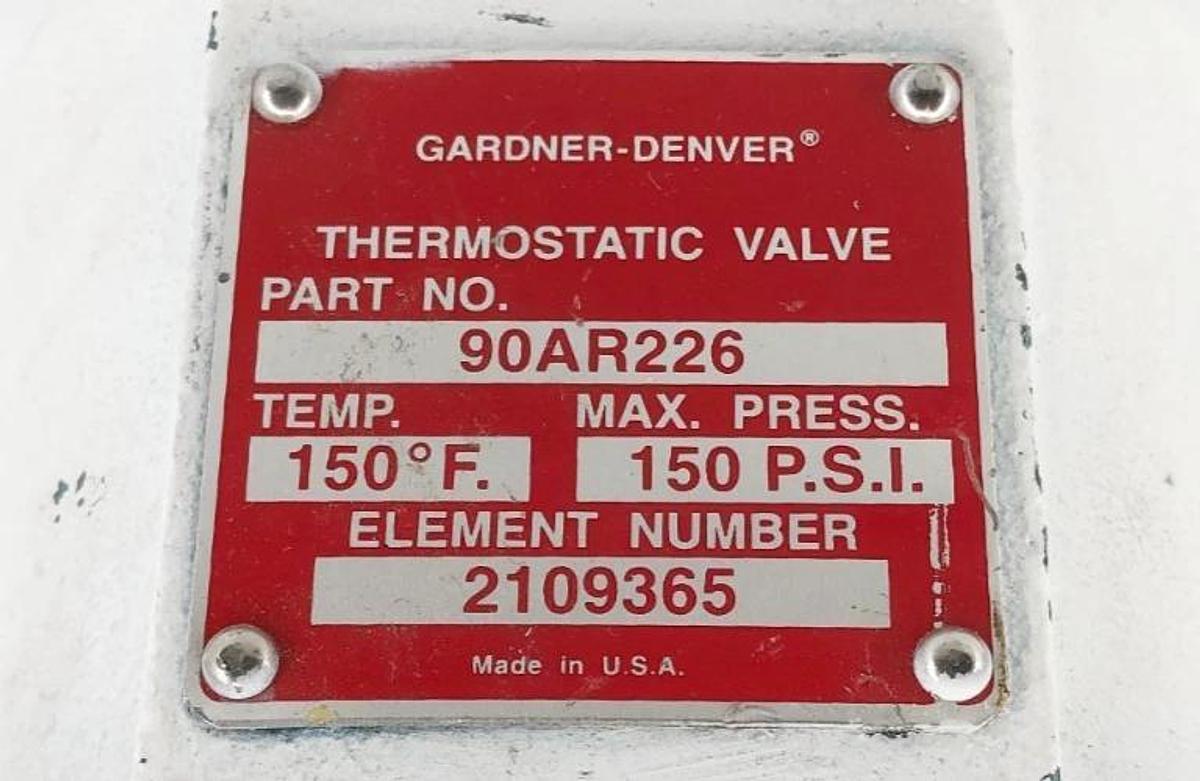 New Gardner-Denver 90AR226 Thermostatic Valve 150psi 2109365