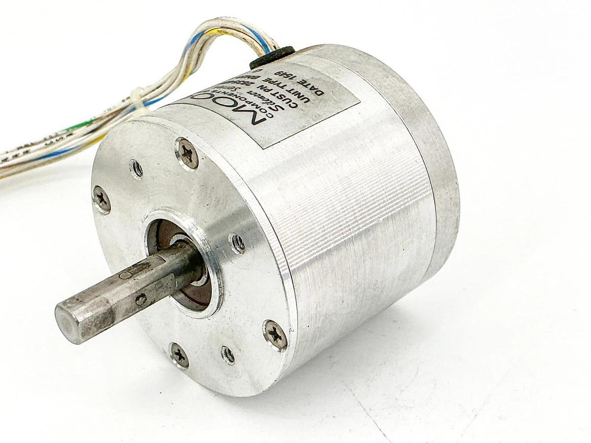 Used Moog INC 28354B1 Brushless DC Motor 24V MOD CE BN23-18DS-01LH