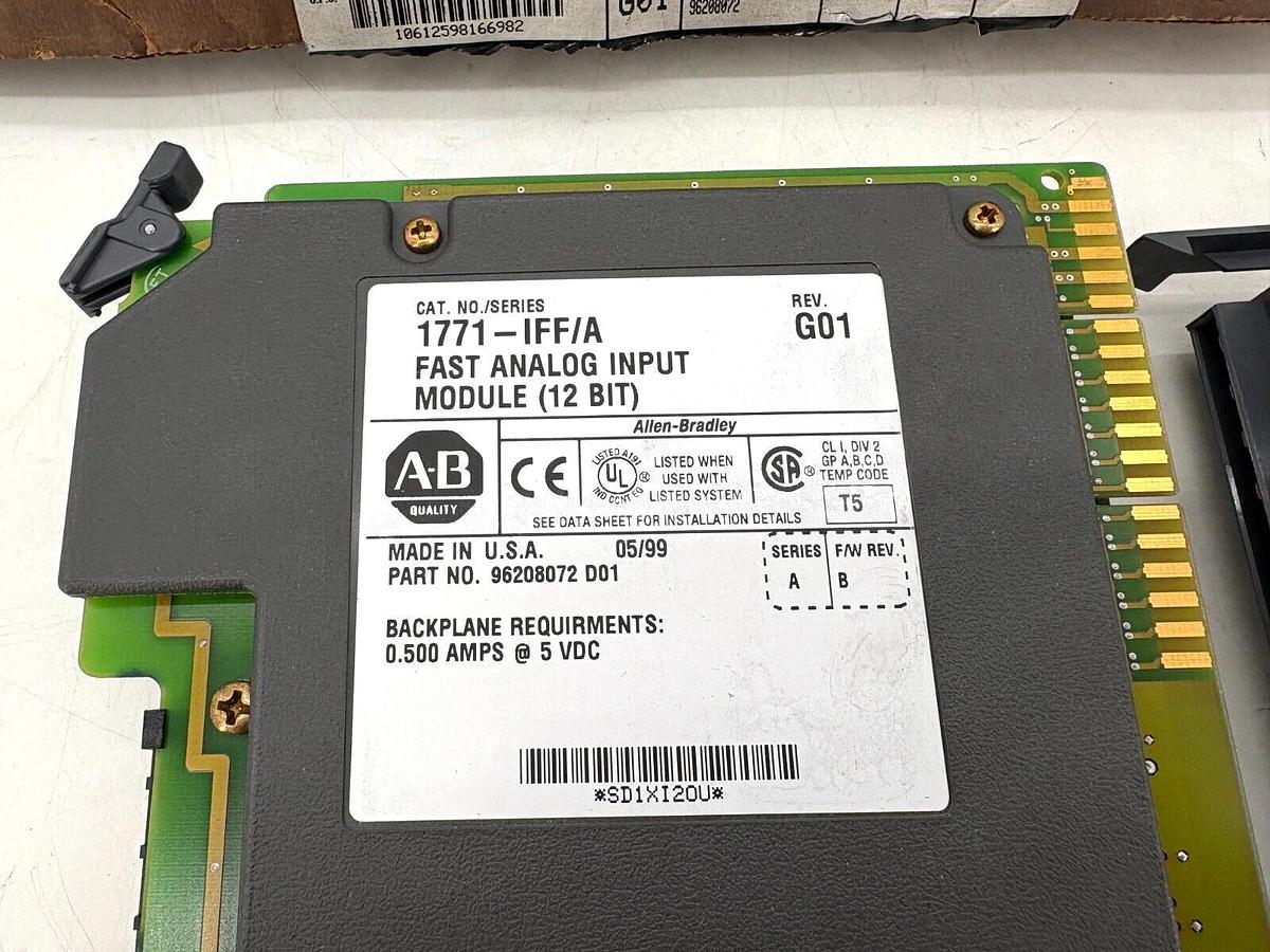 New Allen Bradley 1771-IFF Ser. A PLC-5 Fast Analog Input Module