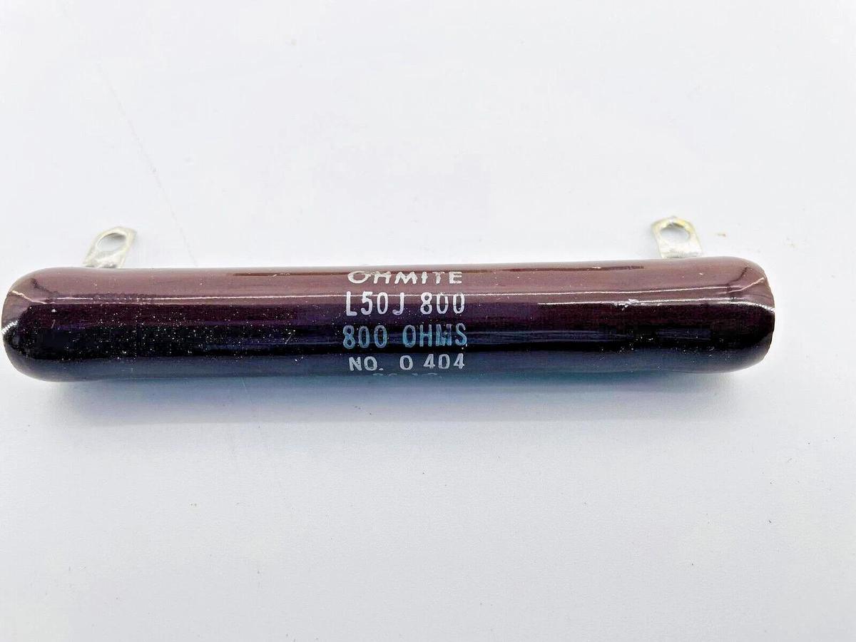 Lot of 3 New Ohmite L50J800 Wirewound Resistors 50W 800OHM