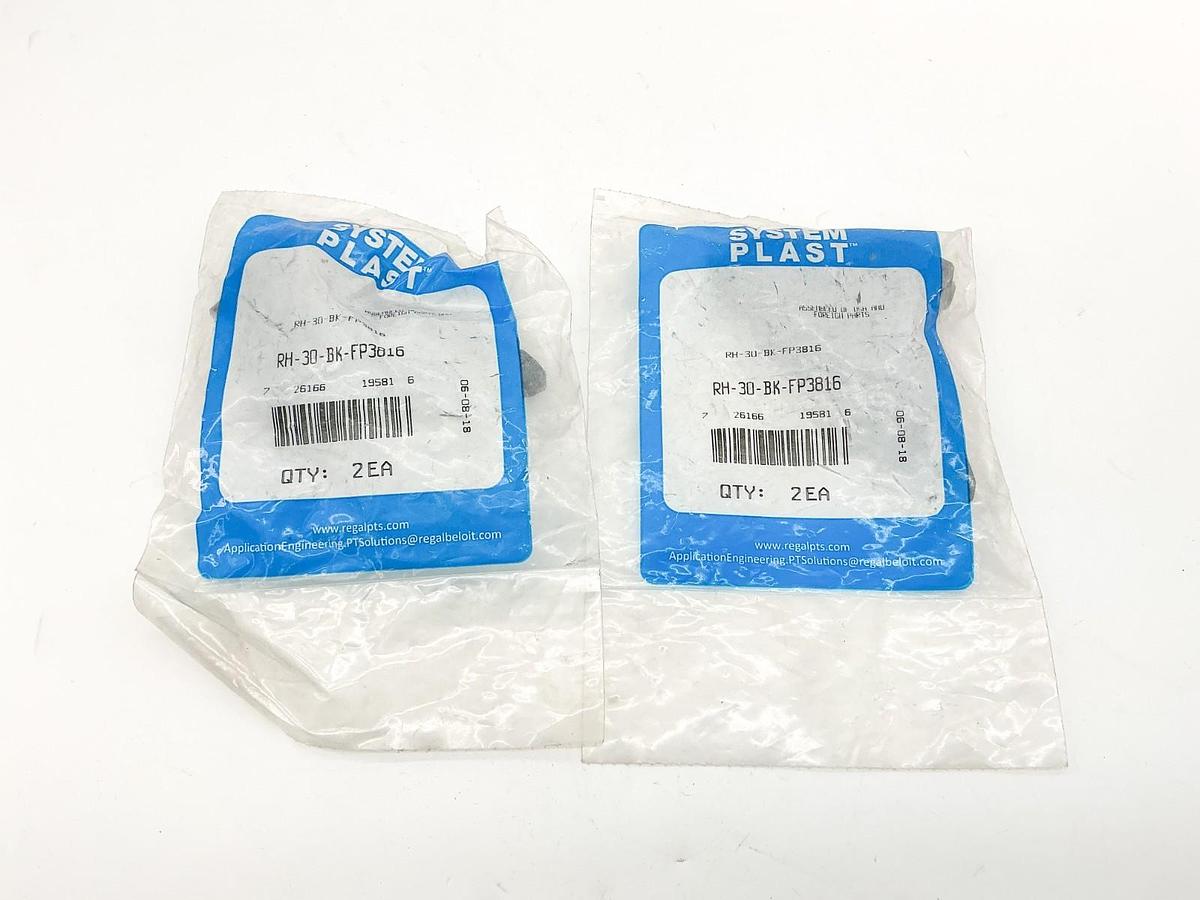 New Lot of 2 System Plast RH-30-BK-FP3816 Ratchet Handle
