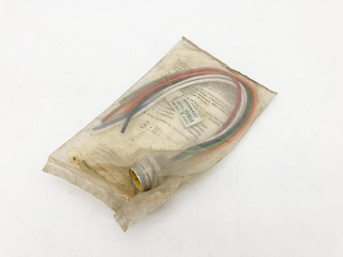 New Brad Harrison 42805 Receptacle 600V 7A 7P Male Straight 12" 1300140050