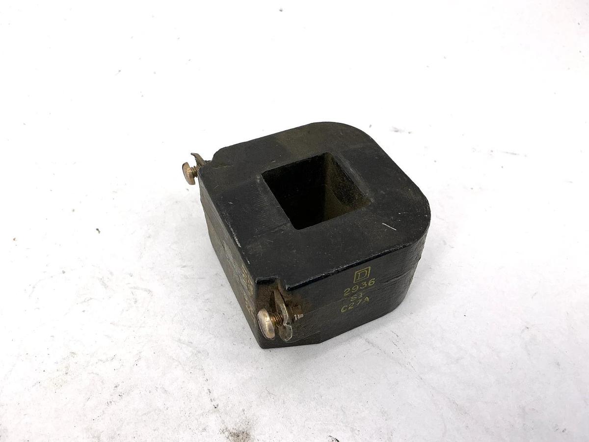 Used Lot of 2 Square D 2936-S1-C27A Magnetic Coil 110/120V 50/60CY S2936S1C27A