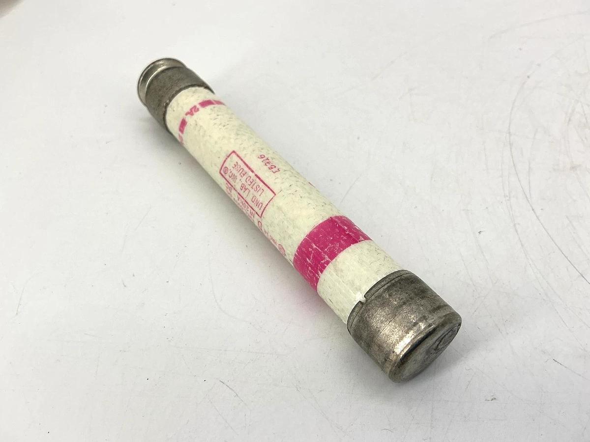 Used Lot of 2 Gould Shawmut TRS2R Tri-Onic Time-Delay Class RK5 Fuse 2A 600VAC