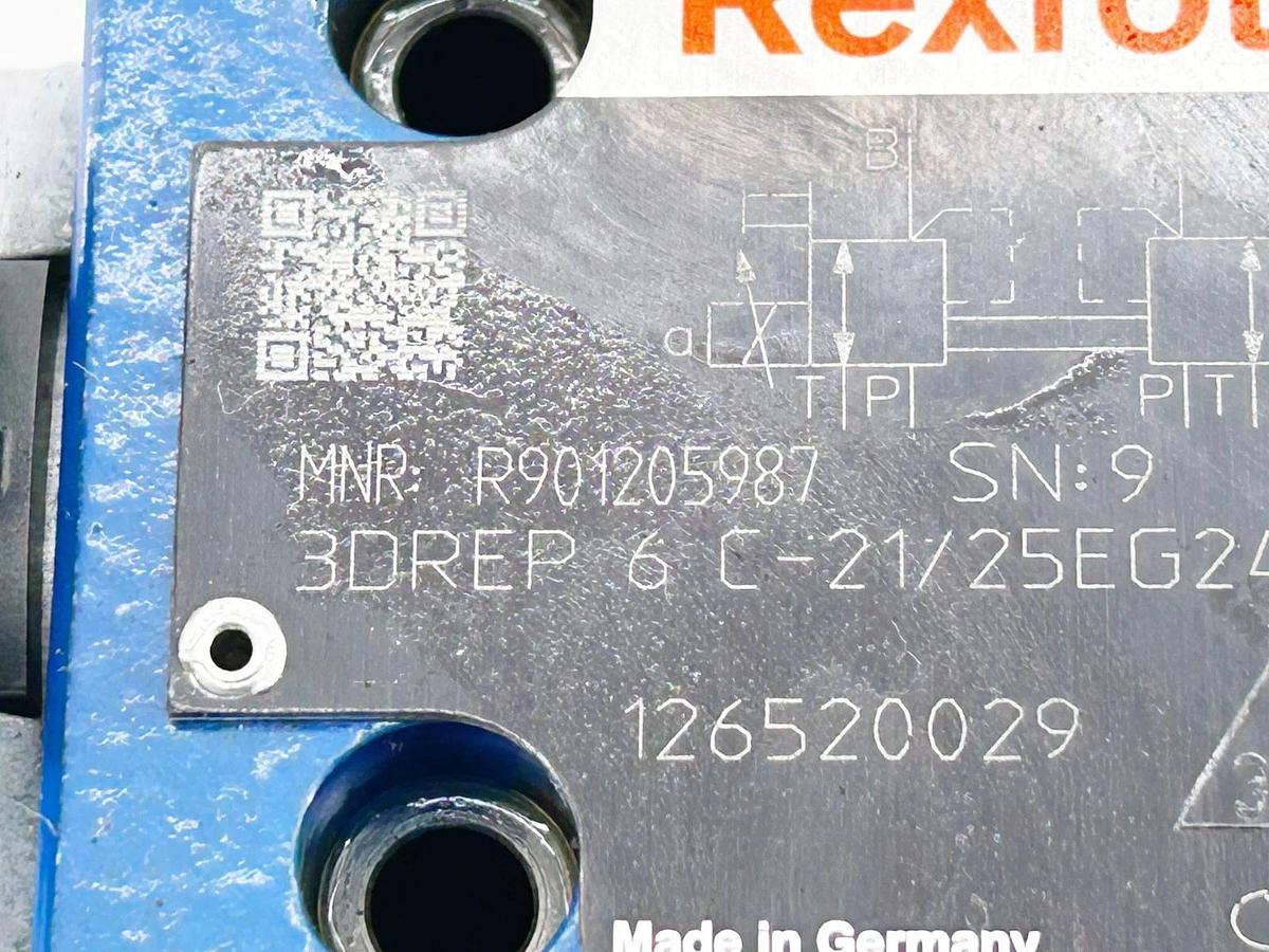 New Rexroth R901205987 Solenoid Valve DREP-6-C-21/25EG24N9K4/M-674 - No Box