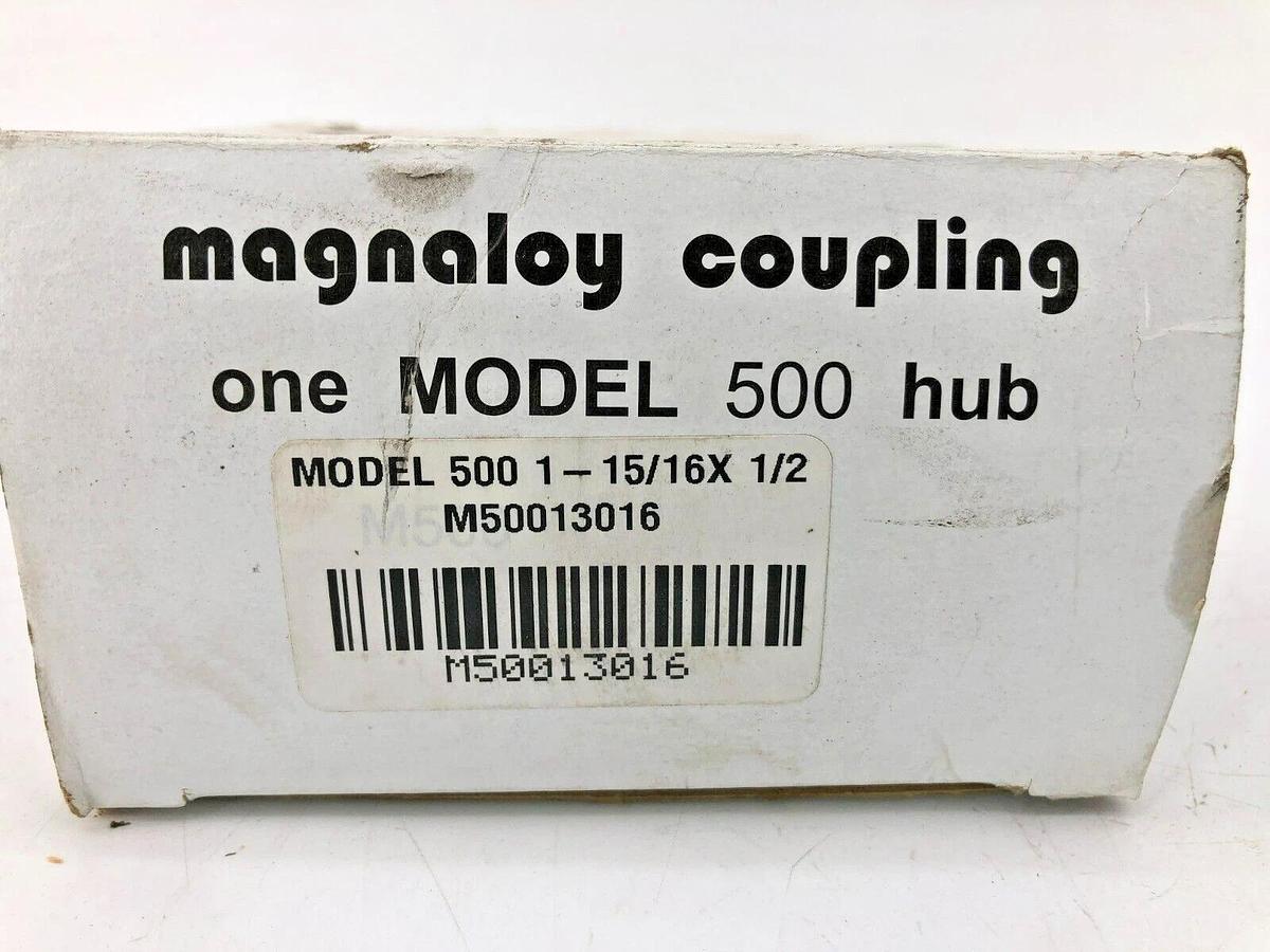 New Magnaloy M50013016 M500 Coupling Hub 1-15/16" Bore, 1/2" Keyway