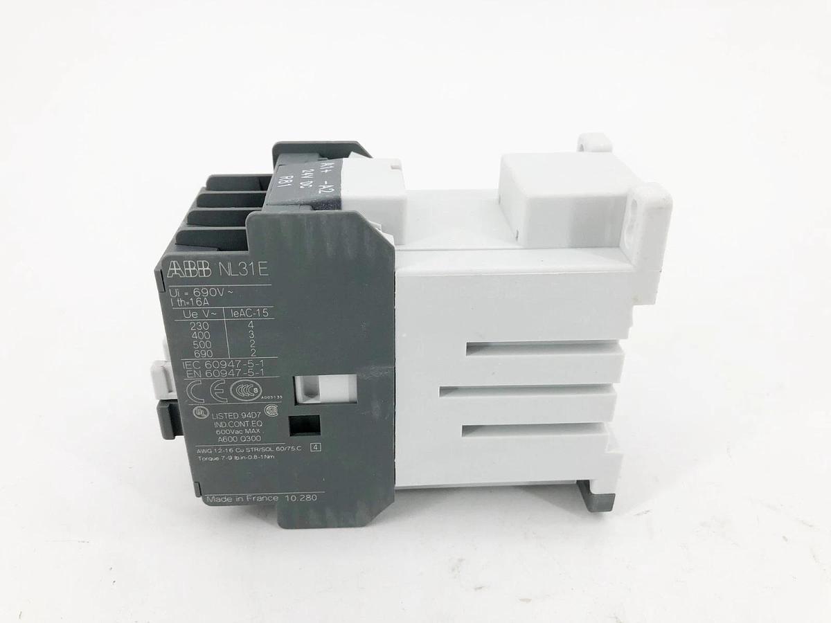 New ABB 1SBH143001R8131 Contactor Relay 24VDC NL31E