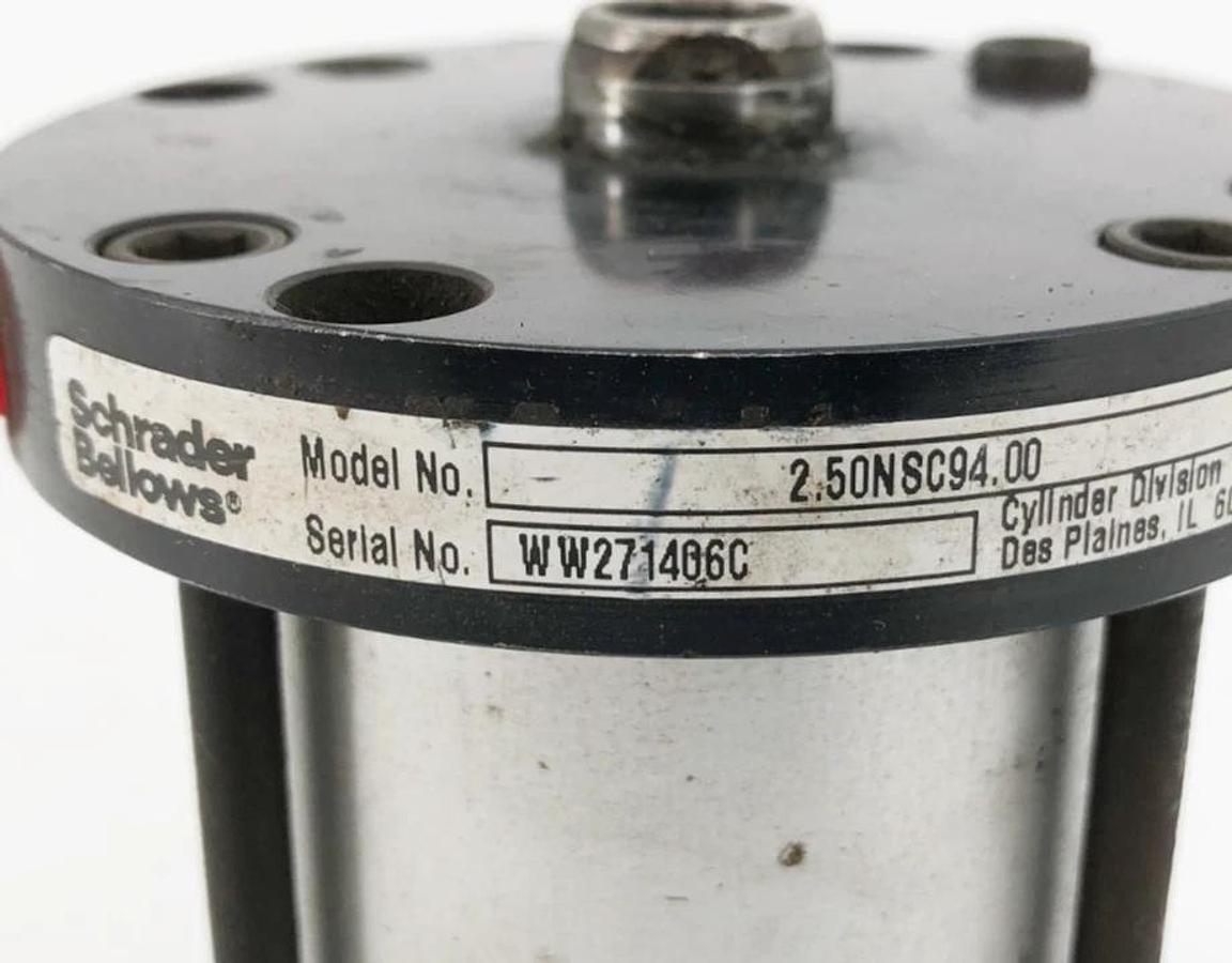 Used Schrader Bellows 2.50NSC94.00 Cylinder 250psi