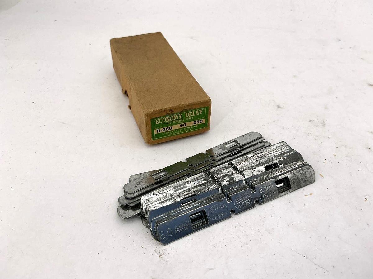 New Economy Delay R-260 Renewal Links 60A 250V R260 QTY 30 Per Box