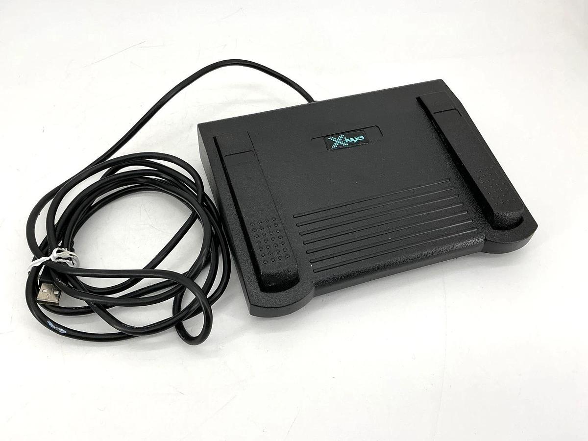 New X-Keys XF-10-US USB Foot Pedal Triple-Action XF10US - No Box