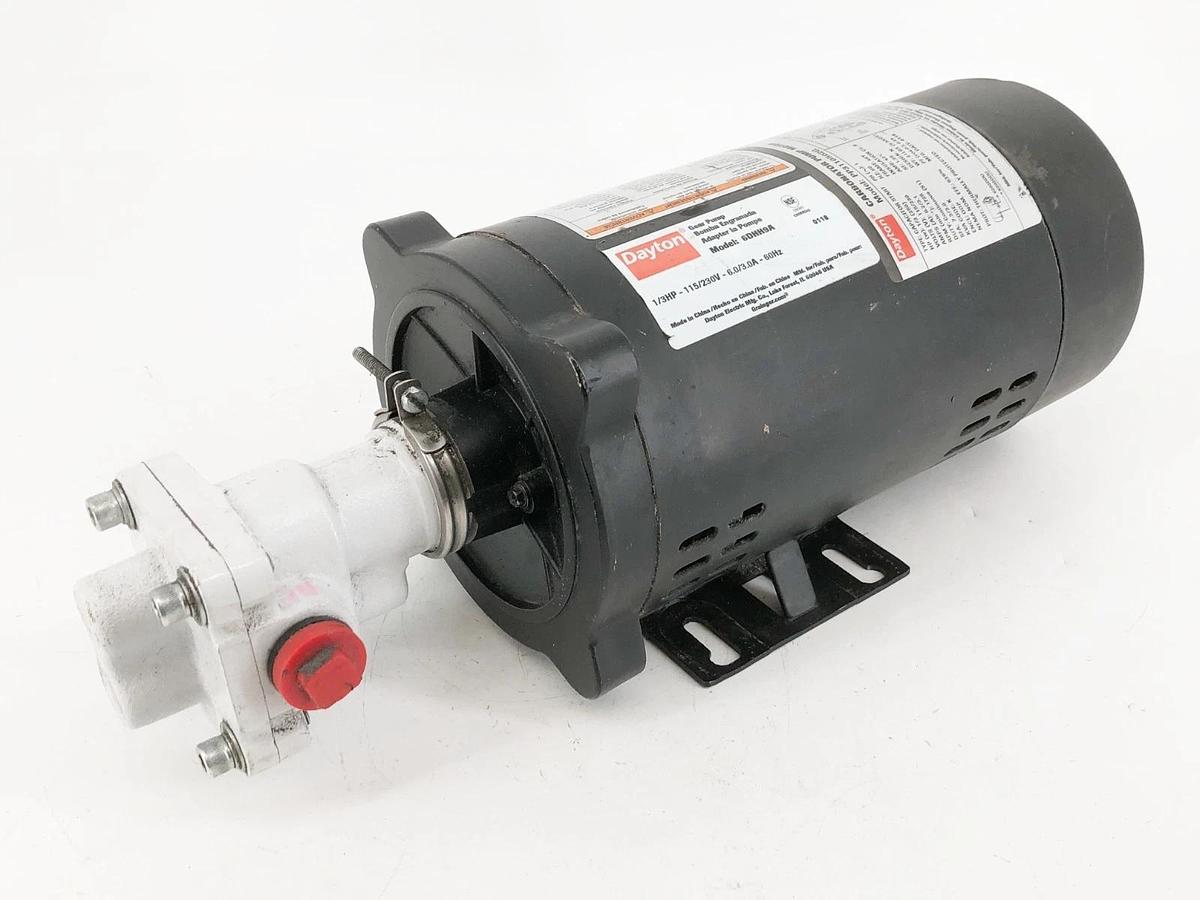 Used Dayton 6DHH9A Gearpump 1/3HP 115/230V 1725RPM PP3110502G