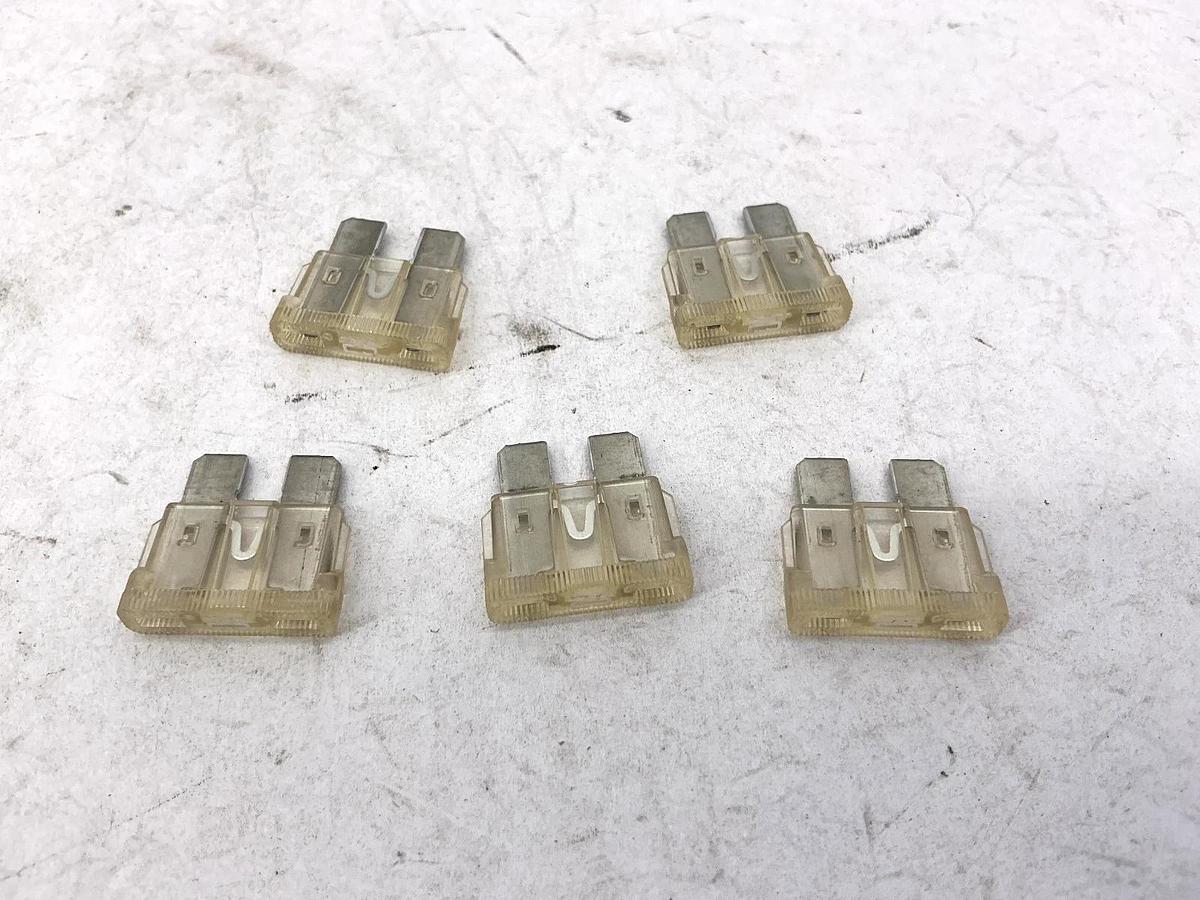Lot of 20 New Bussmann ATC-25 Blade Fuses 25A 32V