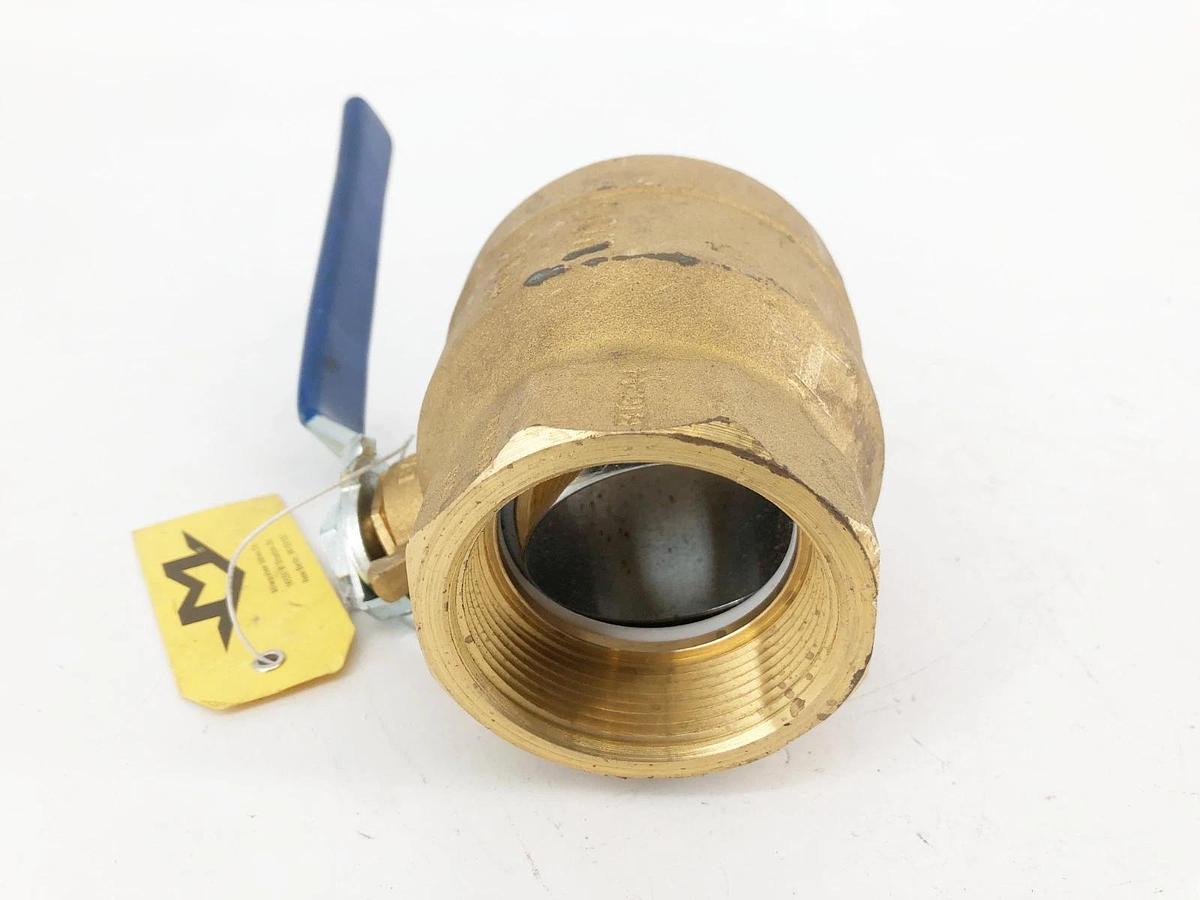 New Milwaukee Valve BA-475B Brass Ball Valve 2" 600WOG B16.44 - No Box