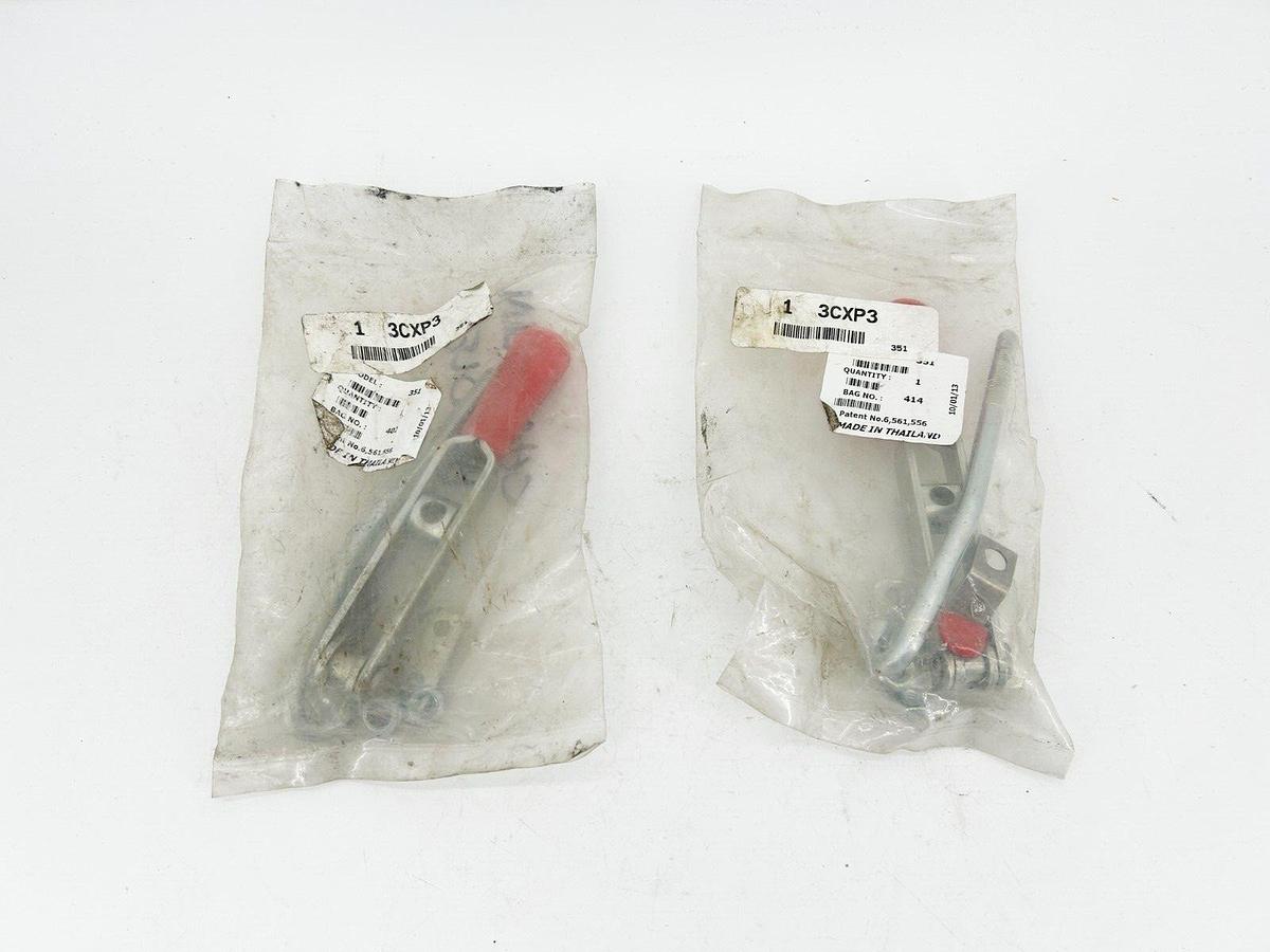 Lot of 2 New Destaco 3CXP3 Horizontal Latch Clamps 375 Lbs 1.83" J-Hook Arm