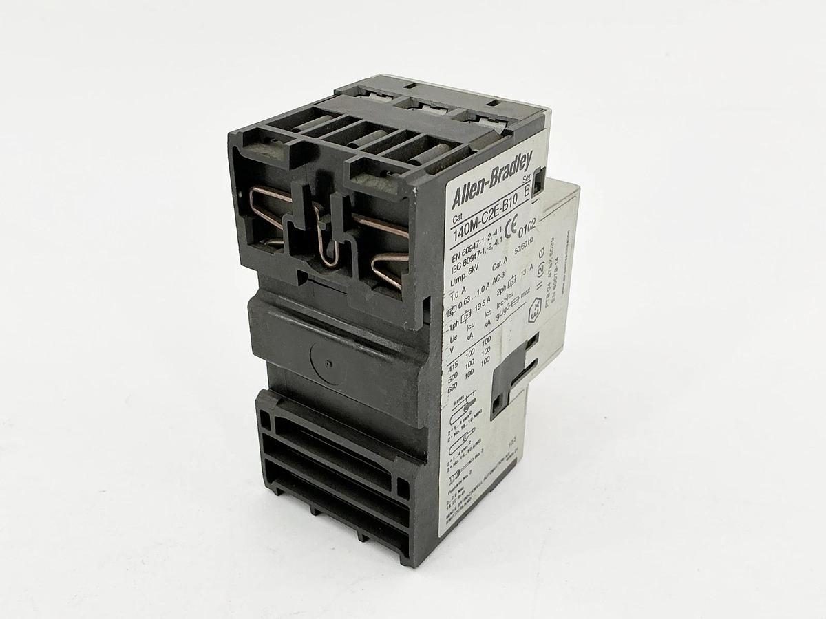 New Allen Bradley 140M-C2E-B10 Circuit Breaker 690V 0.63-1A 2PH Ser.B- No Box