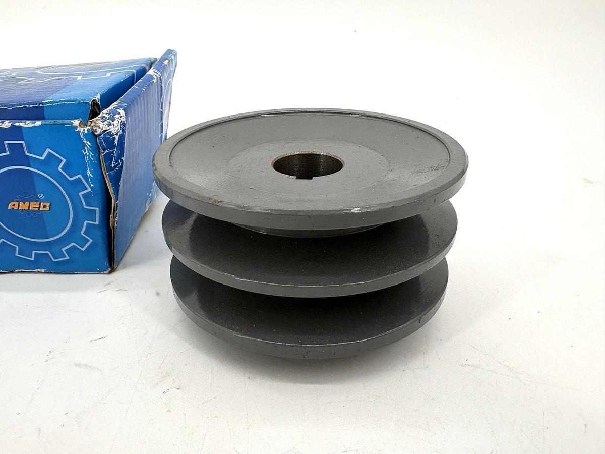 New AMEC 2BK36 x 7/8 V-Belt Pulley 2-Groove .875" Finished Bore