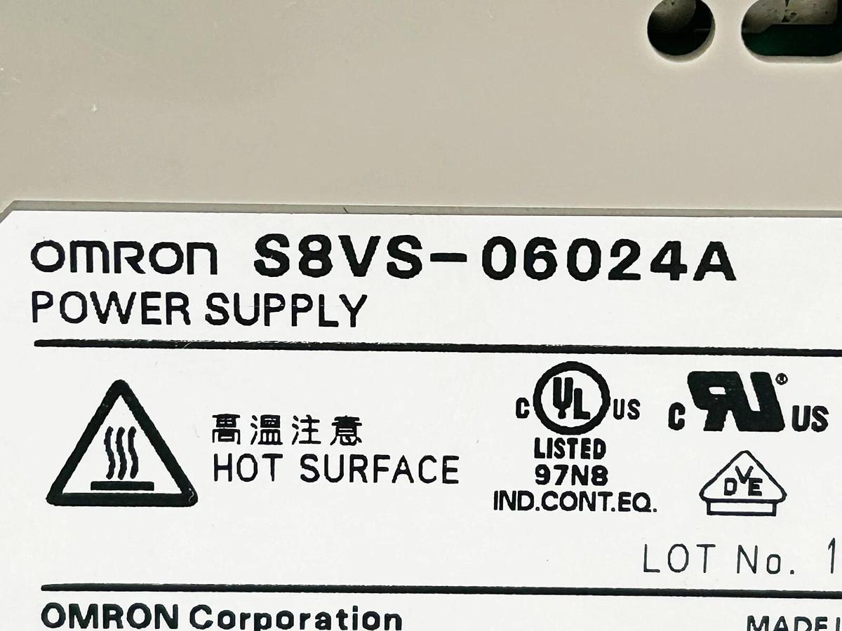 Used Omron S8VS-06024A Switch Mode Power Supply 240VAC 60W UL 1310