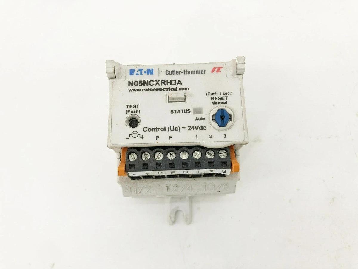 Used Eaton Cutler Hammer N05NCXRH3A Overload Relay 8.4-27A NEMA Size 1