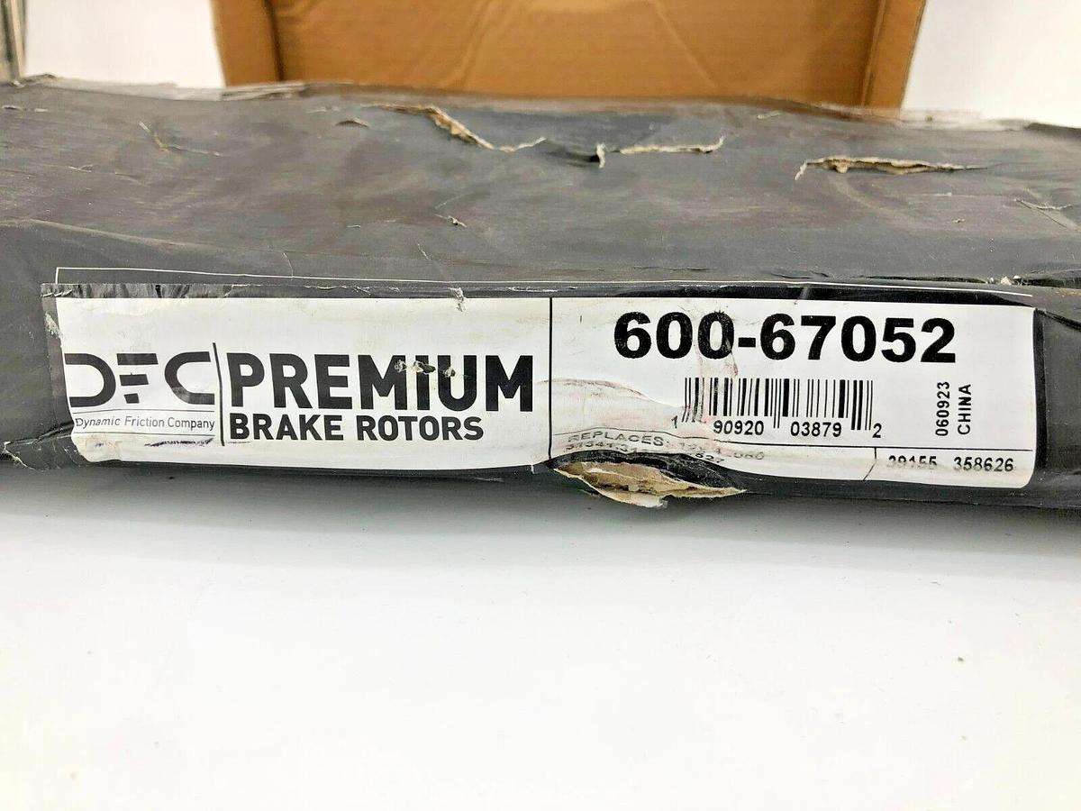 New DFC 600-67052 Front Disc Brake Rotor