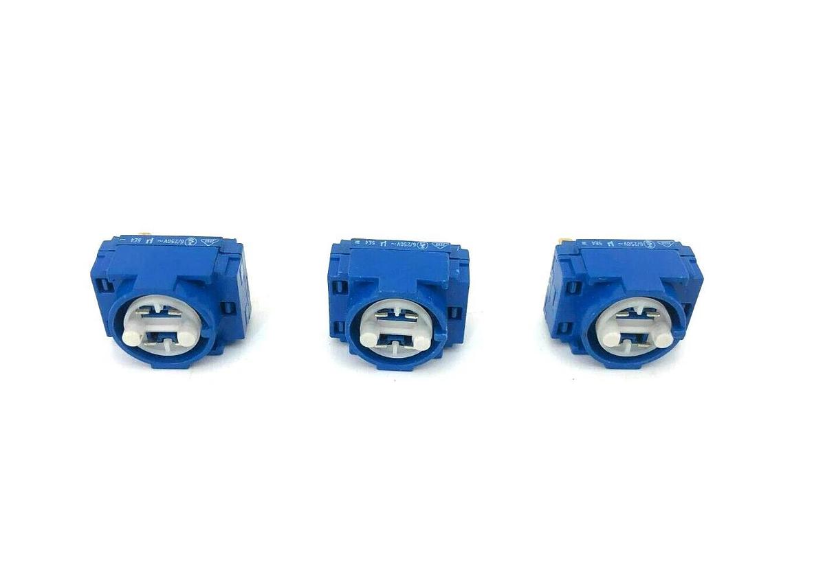 Lot of 3 New EAO 61-8420.22/.25 Switching Elements, 2NO, 6A, 250V