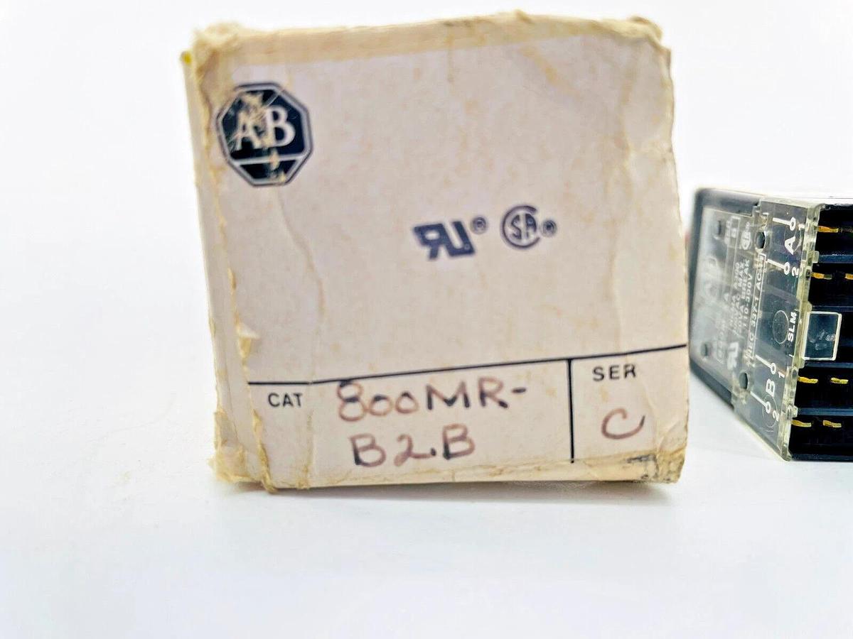 New Allen Bradley 800MR-B2B Push Button Extended 2NO 2NC Black