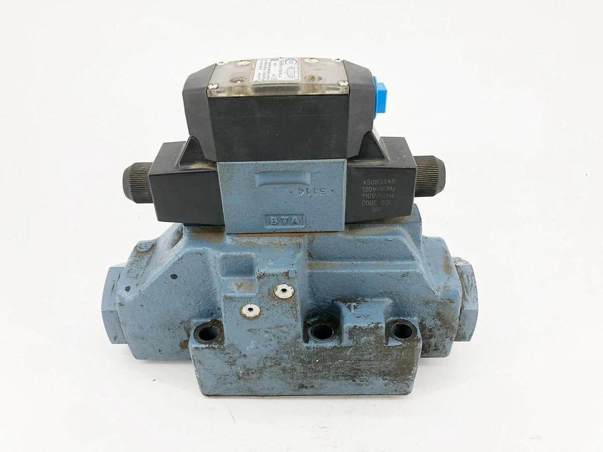 Used Continental Hydraulics VSD08M-3F-G1B-60L-A Directional Valve 120/110VAC 3000psi