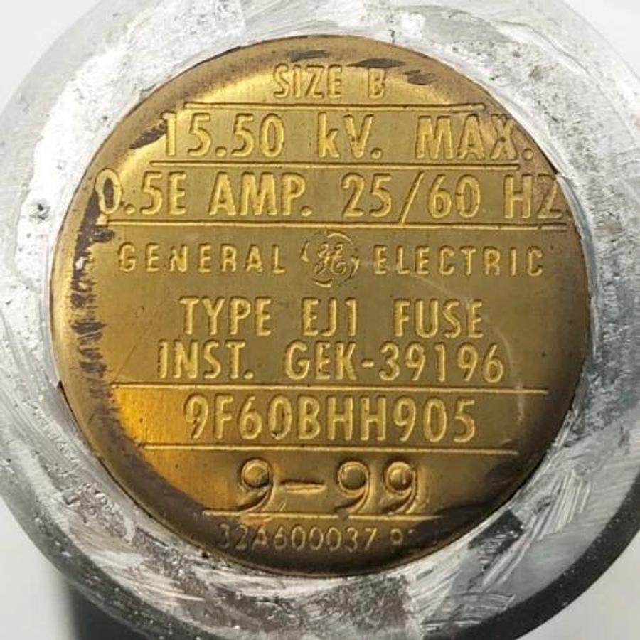 New GE General Electric 9F60BHH905 Fuse 15.5KV 0.5A Size B Type EJ-1