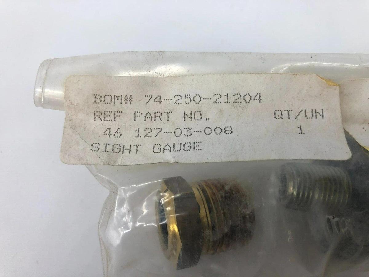 Used New Unbranded 1577-AL Breather with LSP151-4R-BULLSEYE Sight Gauge