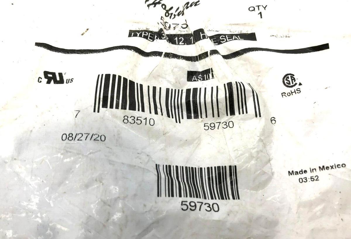 Lot of 2 New Hoffman 59730 Hole Seal Kits, Type 4, 3R, 12, 13