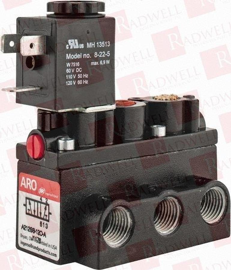 Used Ingersoll Rand A212SD-120-A-M Solenoid Valve 120V 6.9W K0226