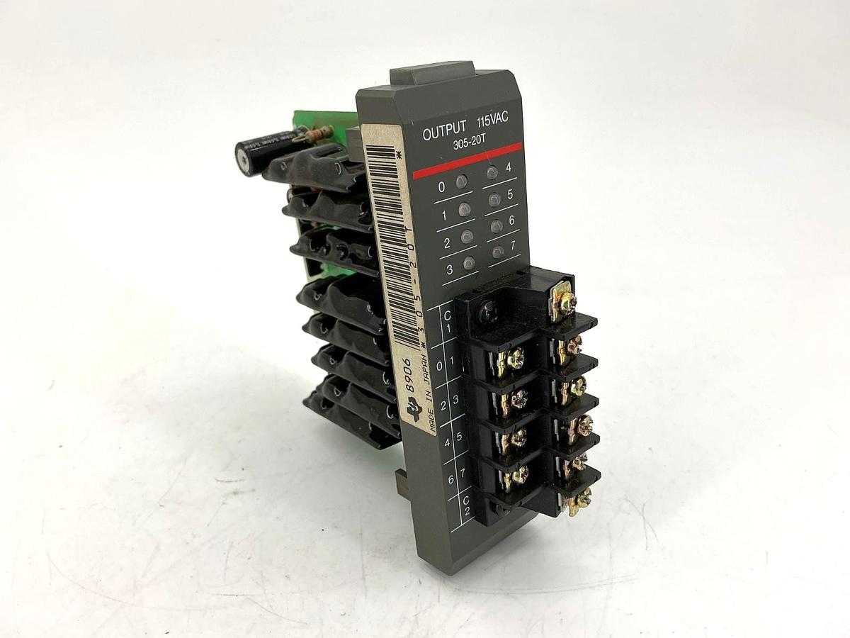 Used Texas Instruments 305-20T Output Module 115VAC 1A 80-265VAC 50/60HZ 30520T