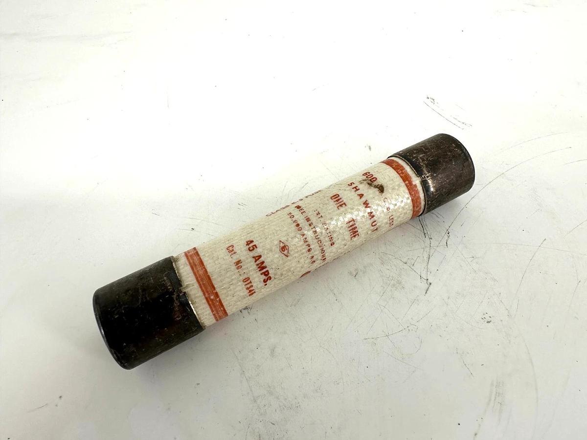 Lot of 5 New Shawmut OTS45 One-Time Class K-5 Fuse 45A 600V