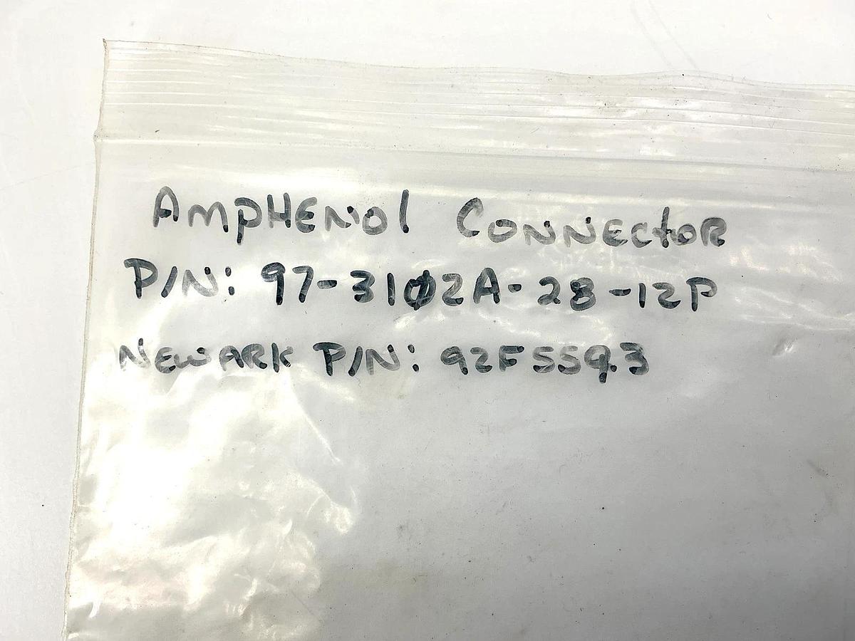 New Amphenol-Aerospace 97-3102A-28-12P Connector Receptacle Male 26-Pin No Box