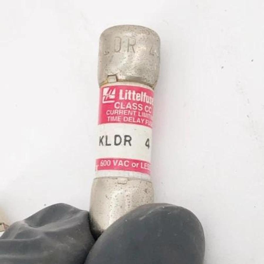 Lot of 4 New Littelfuse KLDR-4 Fuses 4A 600V Class CC - No Box