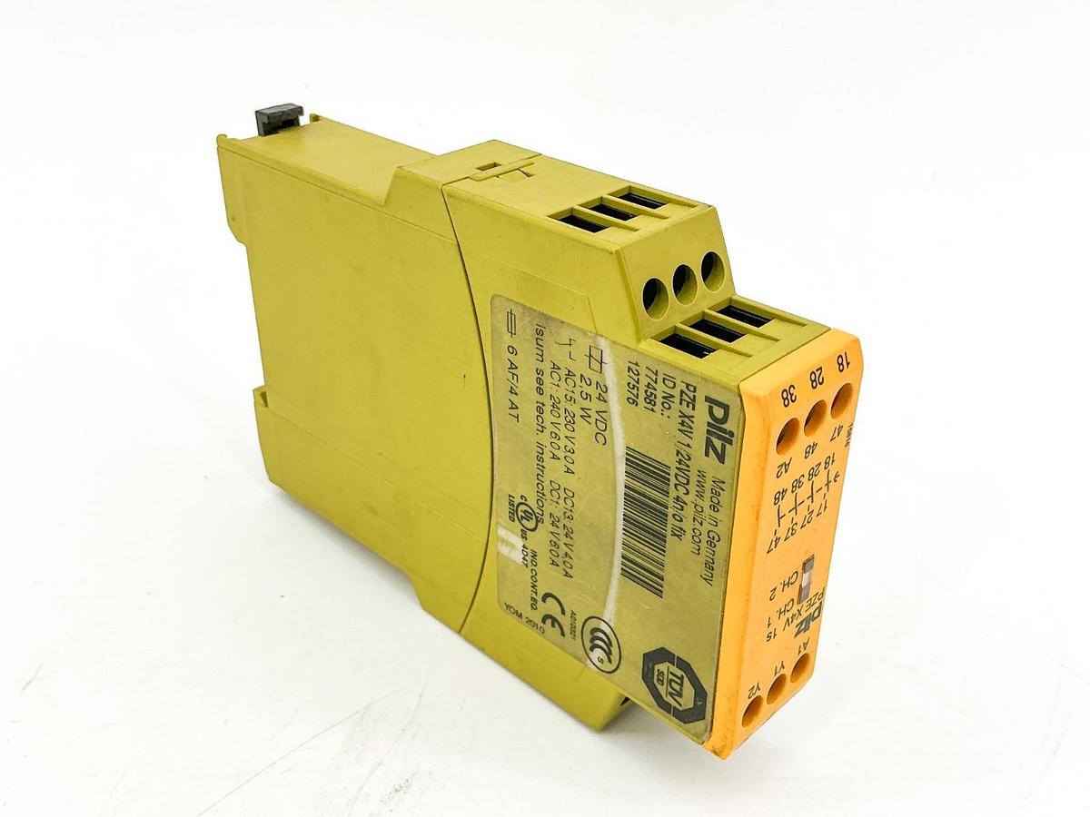 New Pilz PZEX4V1 Safety Relay 24V 2.5W PZEX4V1/24VDC4n/o FIX 774581 - No Box