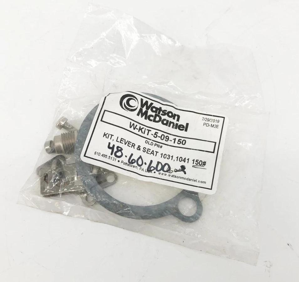 New Watson McDaniel W-KIT-5-09-150 Lever & Seat Kit 1031 1041 150# 1/2" 3/4"