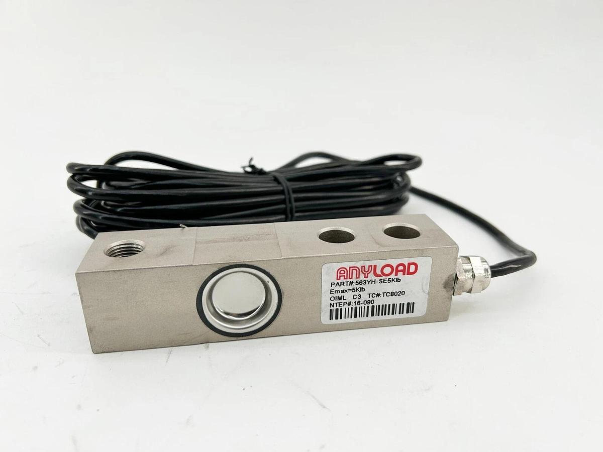 New Anyload 563YH-SE5KLB Single Ended Beam Load Cell Model 563YH
