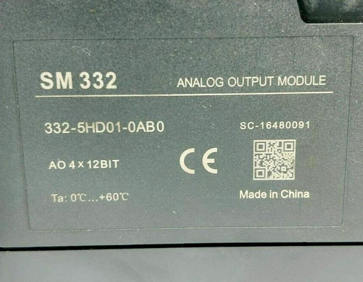 New Radwell Substitute 6ES7332-5HD01-0AB0-SUB Analog Output Module, SM 332