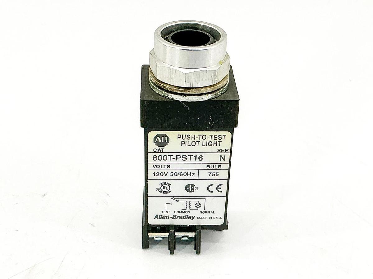 New Lot of 3 Allen Bradley 800T-PST16 Pilot Light 120V Ser.N- No Box