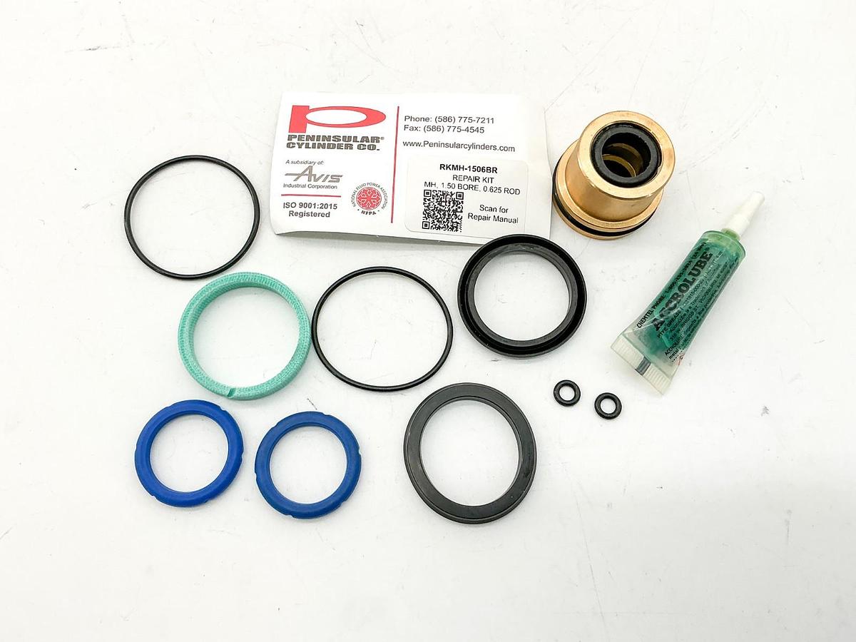 New Peninsular Cylinder RKMH-1506BR Repair Kit MH 1.50Bore 0.625 Rod