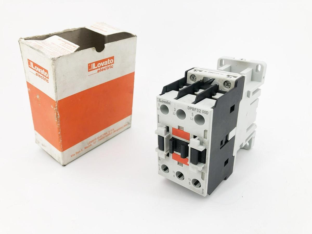New Lovato DPBF32 00D Contactor 3 Pole 24VDC DPBF3200D