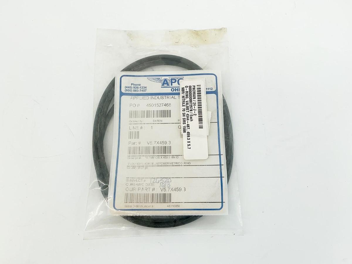 New Lot of 3 APG V5.7X459.3 O-Rings 5.7MM C/S 459.3MM
