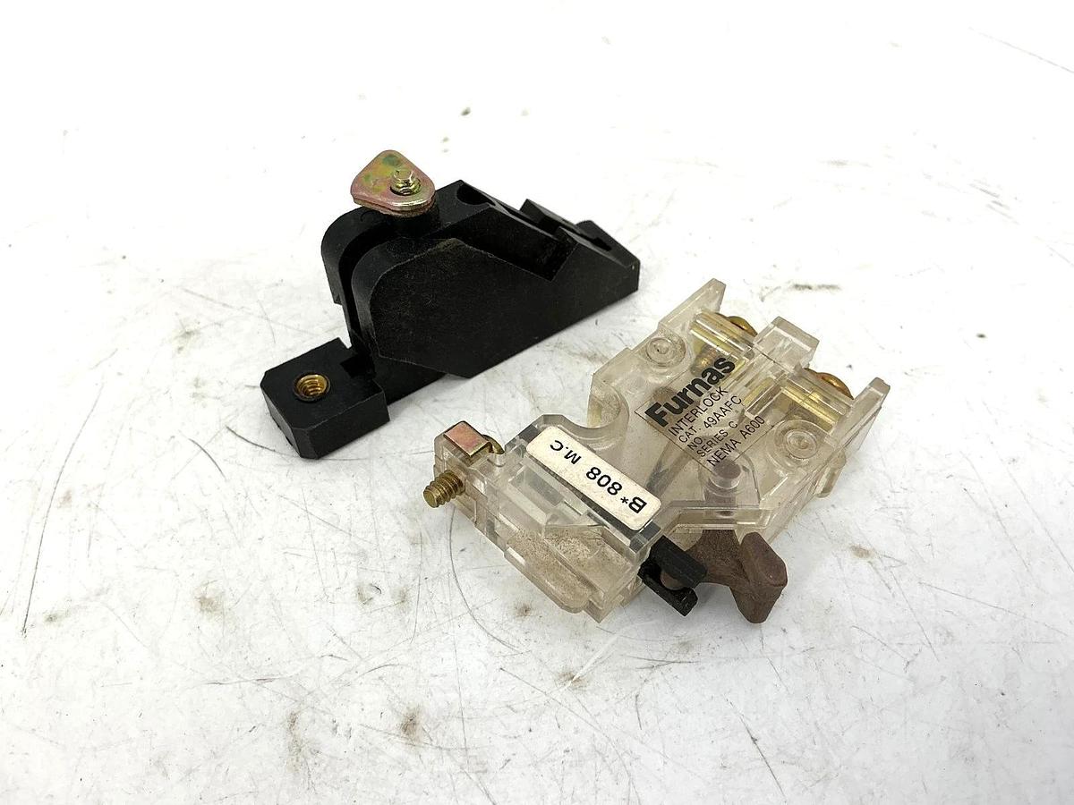New Furnas 49AAFC Auxiliary Interlock Kit Type: NC Size: 00 Thru 3-1/2 - No Box