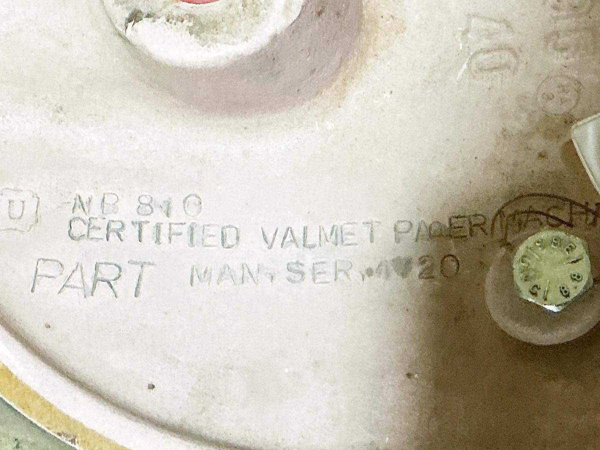 New Valmet MAN-SER-1720 Manhole Cover SA-395 - No Box
