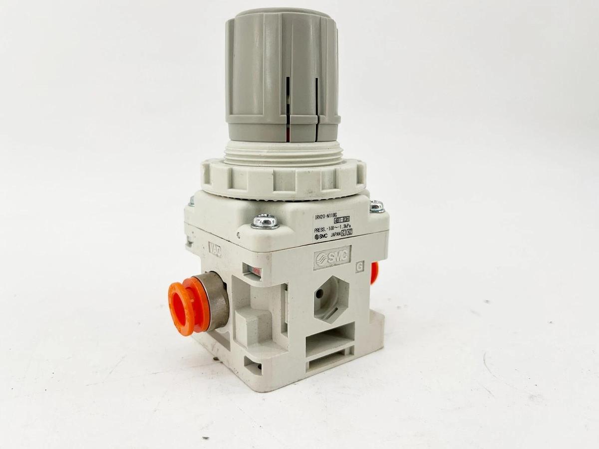 New SMC IRV20-N11BG Vacuum Pressure Regulator, -100 to -1.3kPa, 3/8" One-Touch