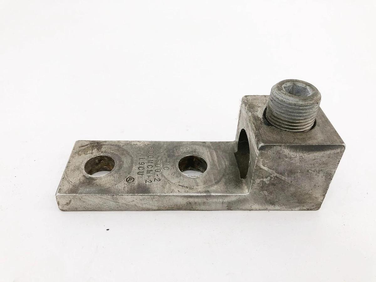 Used Lot of 3 CMC LA-600-2 Mechanical Connector Lugs 600MCM-2 AL9CU