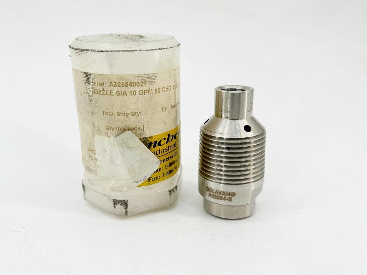 New Delavan A32554-2 Nozzle S/A 10GPM 50Deg 316L SL-8