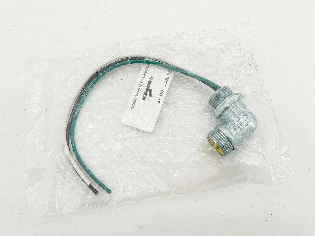 New Cooper 5000109-18 Cordset 3P 13A 600V