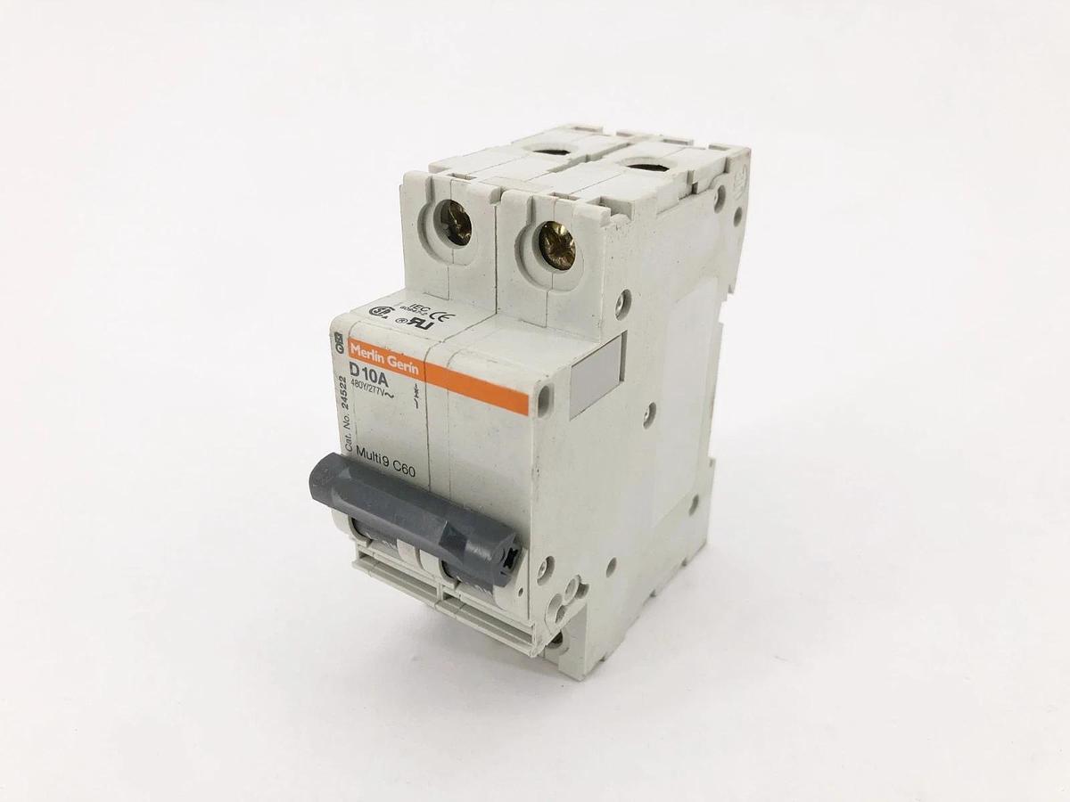 New Merlin Gerin D10A Circuit Breaker 480Y/277V 24522 Multi9 C60