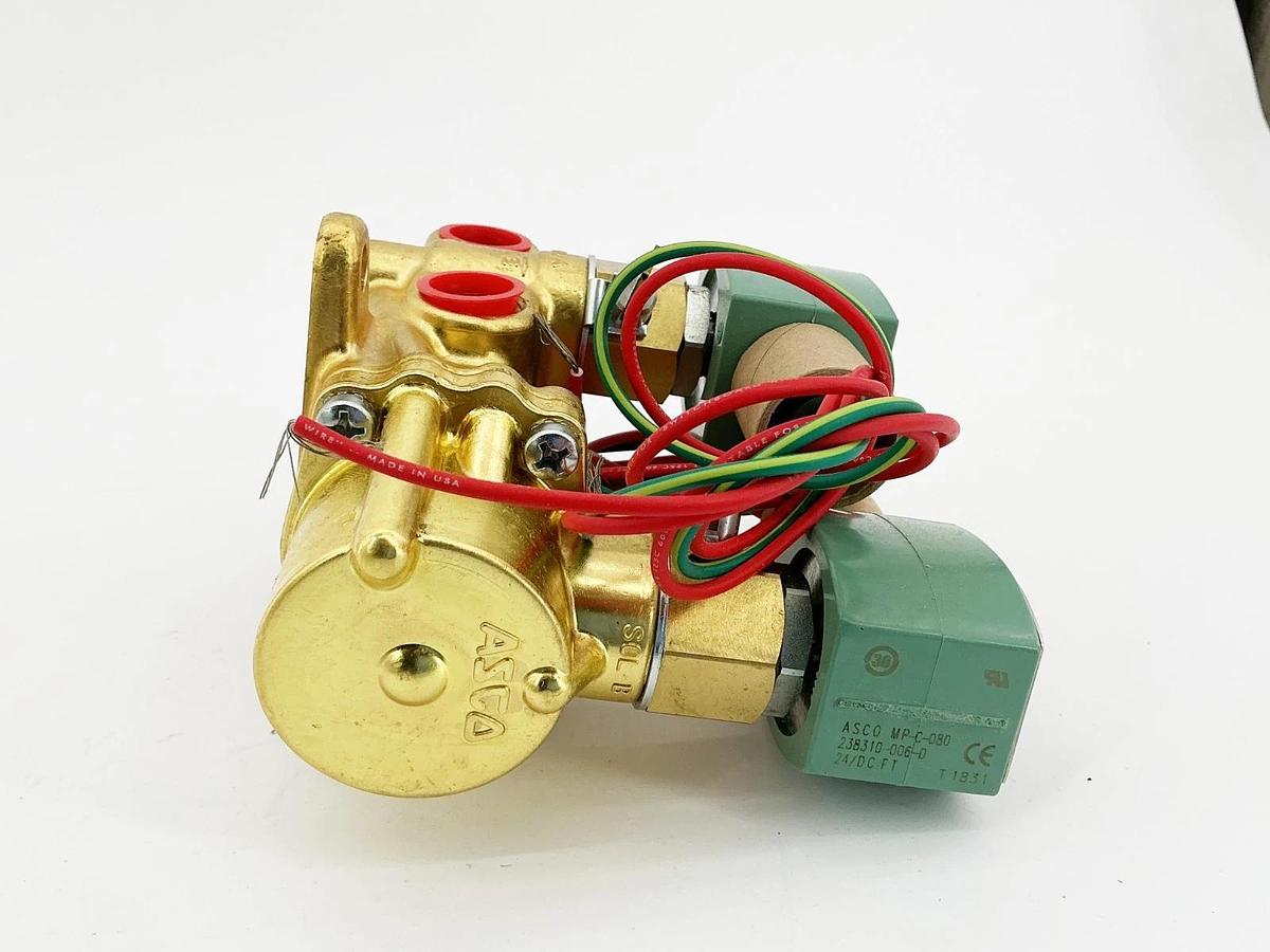 New Asco 8344G082MO 24V Solenoid Valve 125PSI 1/2" Pipe 10.6W